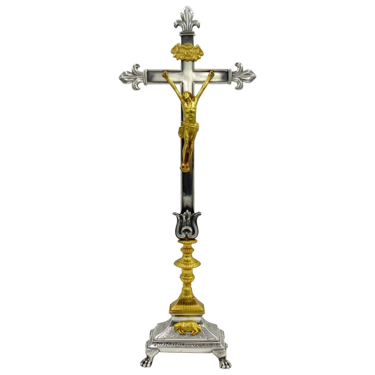 Large Antique Religious Church Statue Jesus Christ sacred Heart in