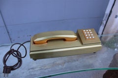 Antique Vintage Furniture telefono in Ottone rettangolare da scrivania