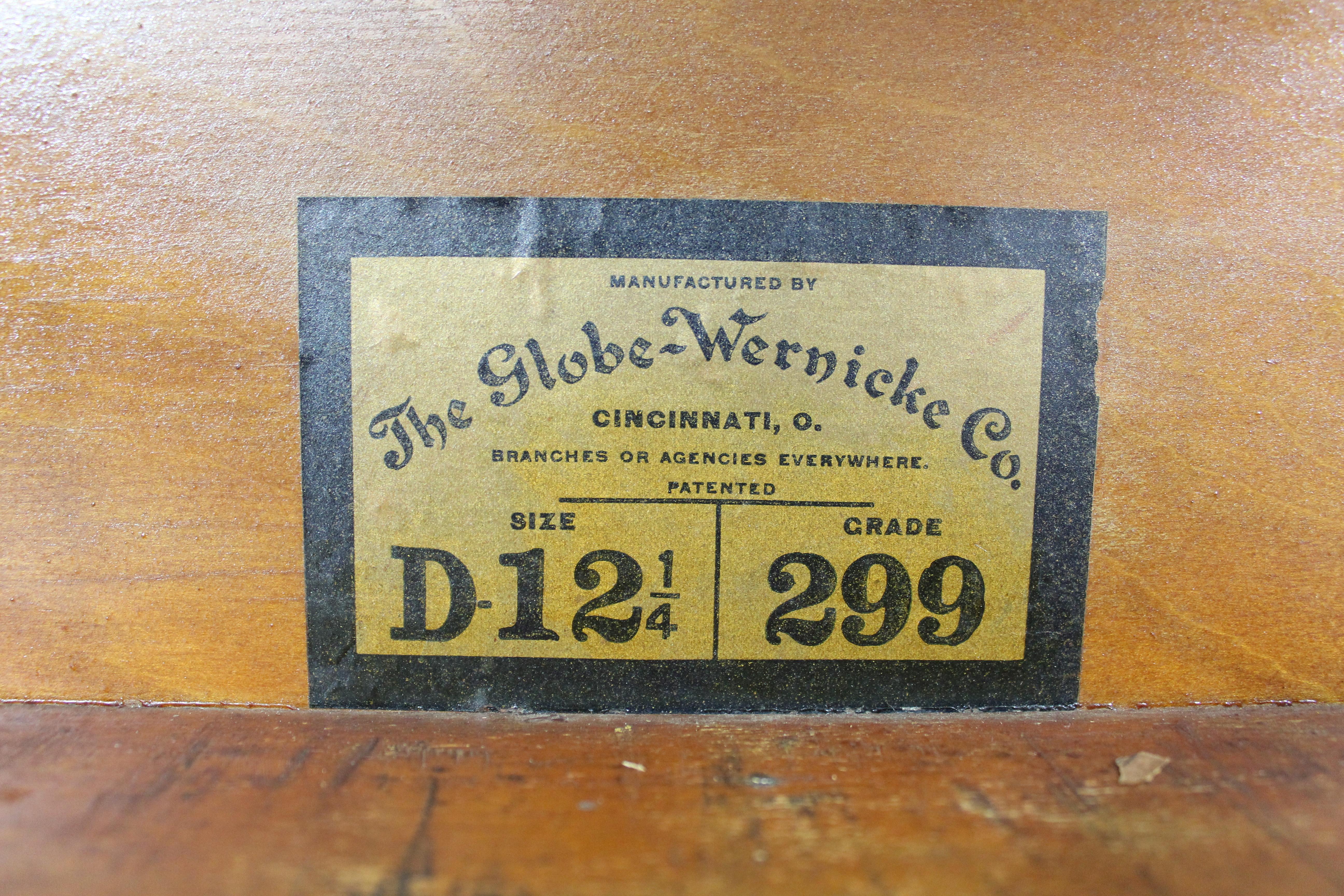 Antique/Vintage Globe Wernicke Oak Bookcase 3