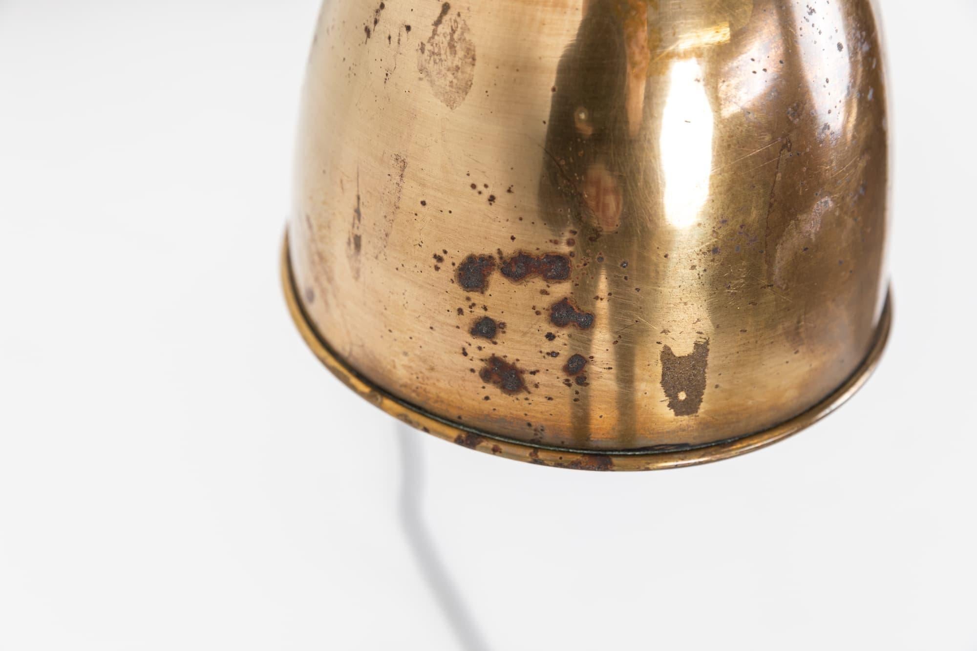 Mid-20th Century Antique Vintage Industrial Brass Scissor Wall Lamp, c.1940