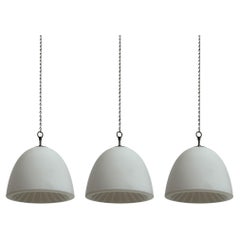 Antique Vintage Industrial Church Opaline Daisy Flower Ceiling Pendants Light