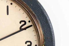 Antiguo Reloj de Pared Vintage Industrial Gents of Leicester Factory Railway c.1920