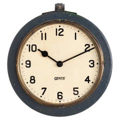 Antique Vintage Industrial Gents of Leicester Factory Railway Wall Clock c.1920