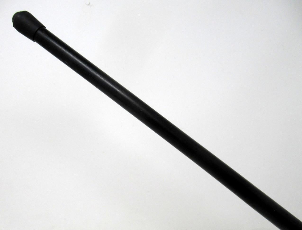 Antique Vintage Japanese Chinese Shibayama Ebony Wooden Walking Cane Stick 2