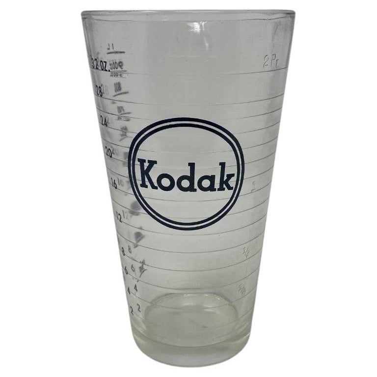 Antique Vintage Kodak Glass Beaker For Sale at 1stDibs