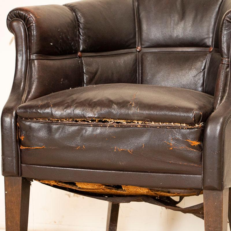 small leather chairs