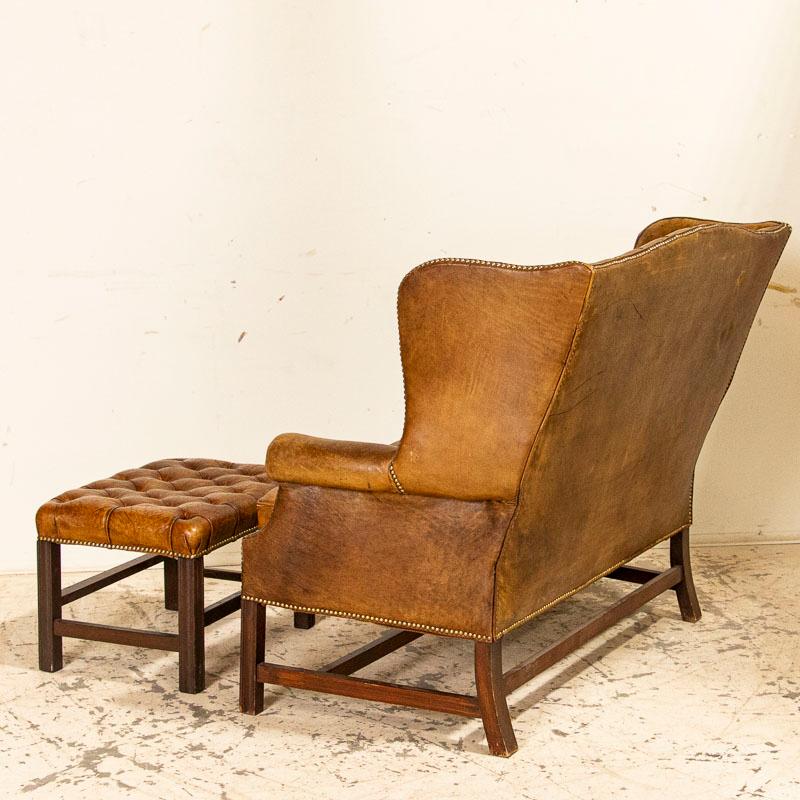 double wingback chair