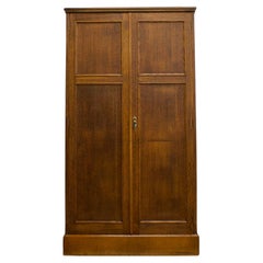 Antique Vintage Oak Larder School Storage Linen Housekeepers Cupboard, 1920's