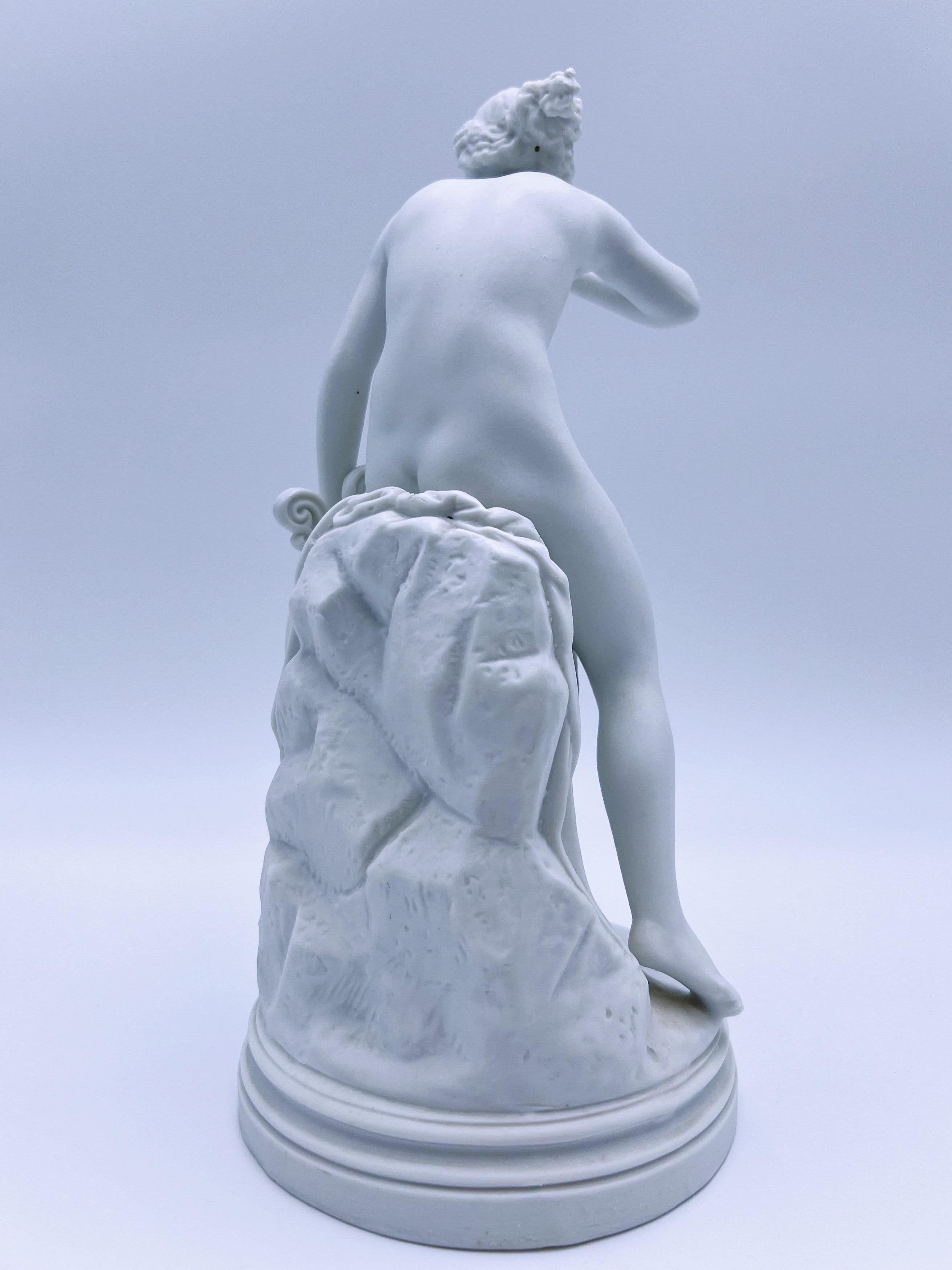 XX secolo Statuetta in porcellana Parian Biscuit antica/vecchia di 'Lurline' in vendita