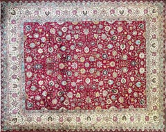 Antique/Vintage Persian Tabriz Carpet, 11'6" x 14'5" c-1940's