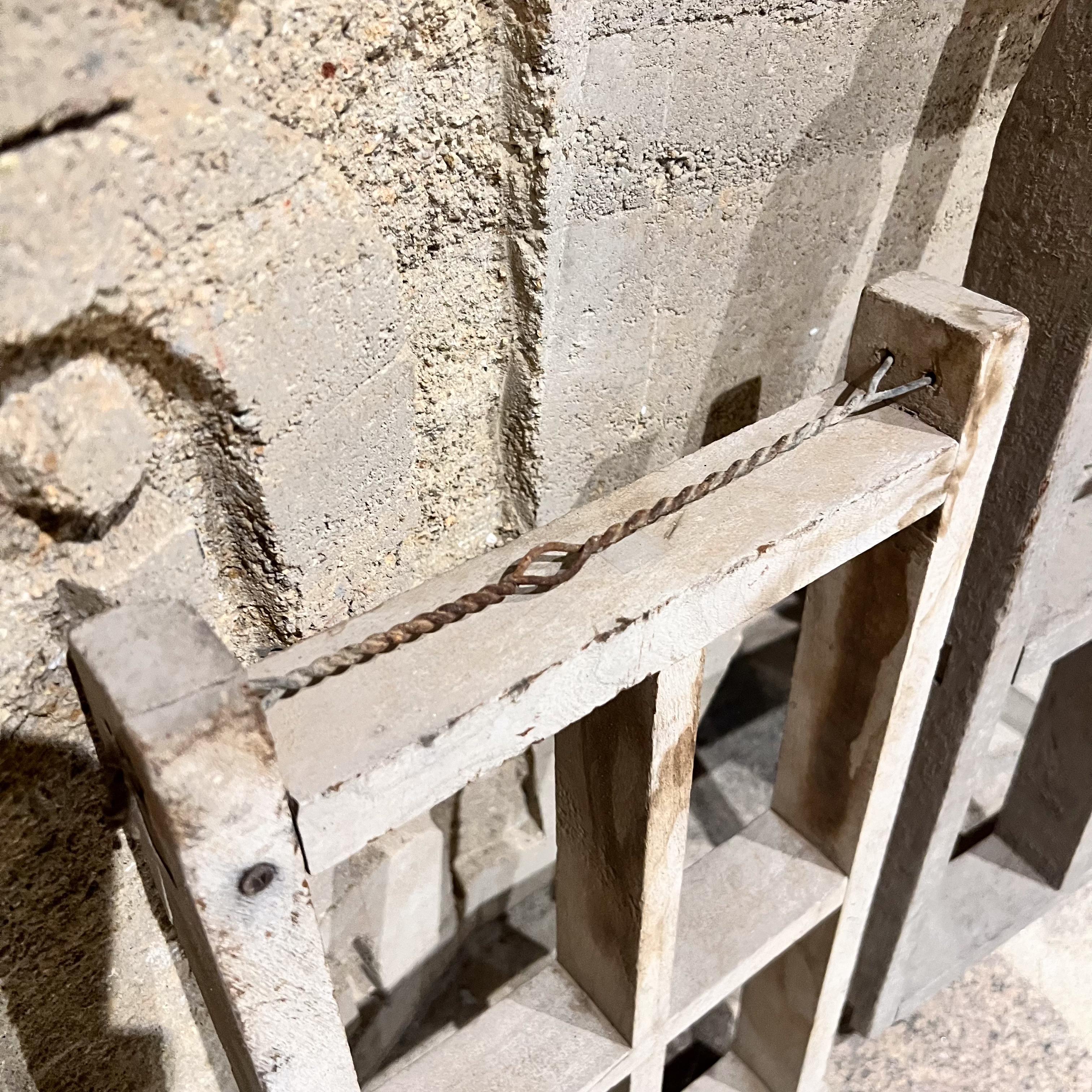 Rustic decorative Vintage Set of three wooden adobe Forms
L 28 x 15 x 2.25, inside 6 x 11.75, M 27 x 13.75 x 2 h, inside 6 x 11.75, S 22.25 x 11.75 x 2 h, inside 4.25 x 8.25
original unrestored vintage condition
Refer to images
