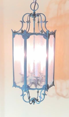 Antique Vintage Solid Brass Chandelier / Lantern