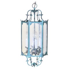 Antique Vintage Solid Brass Chandelier / Lantern