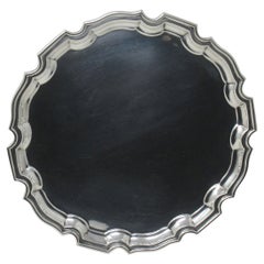 Antico vassoio da portata in argento Sterling Vintage Mid Century Twentieth Century