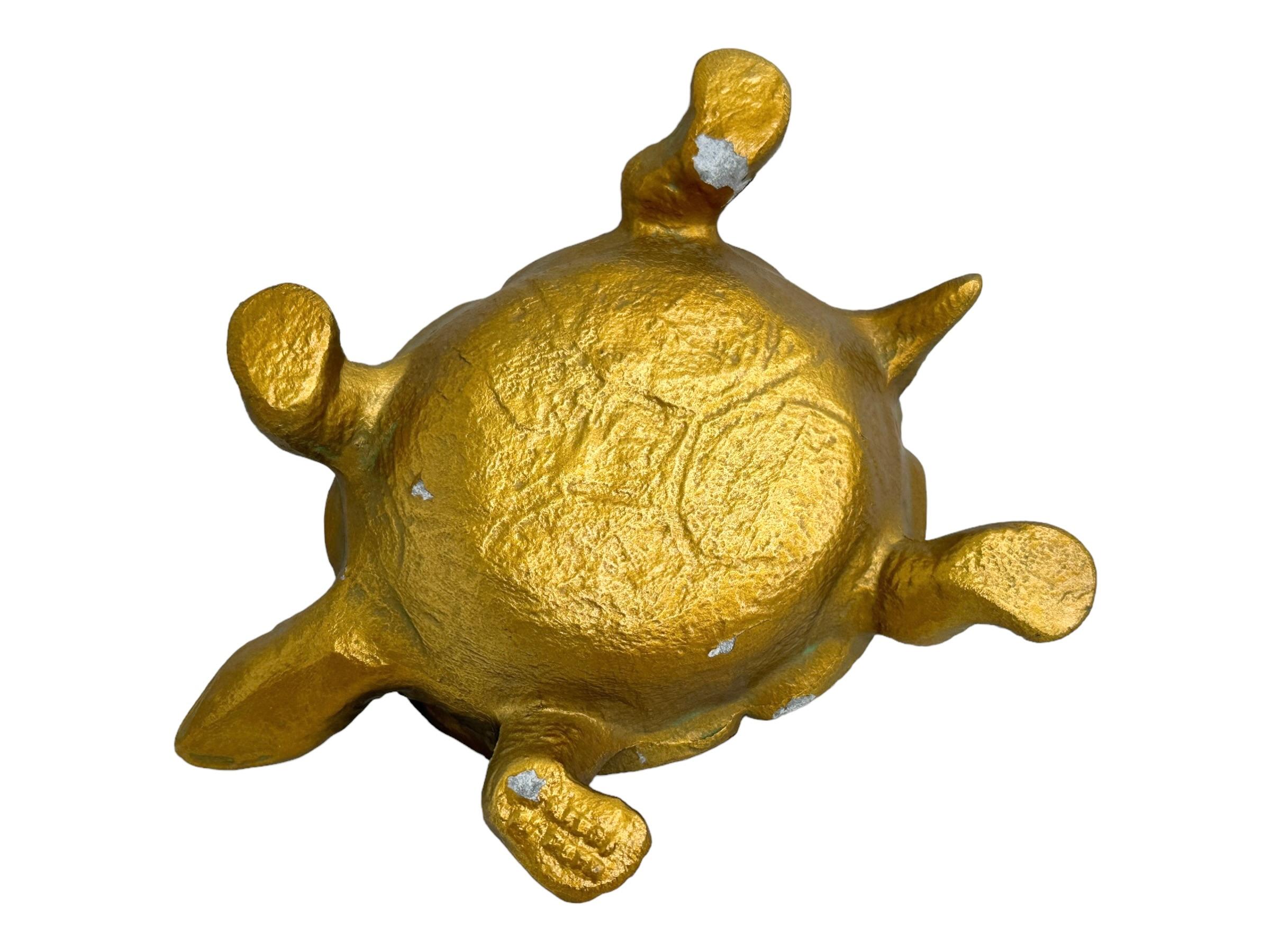 Antique Vintage White Metal Turtle Figural Ashtray, Austria 1930s 2