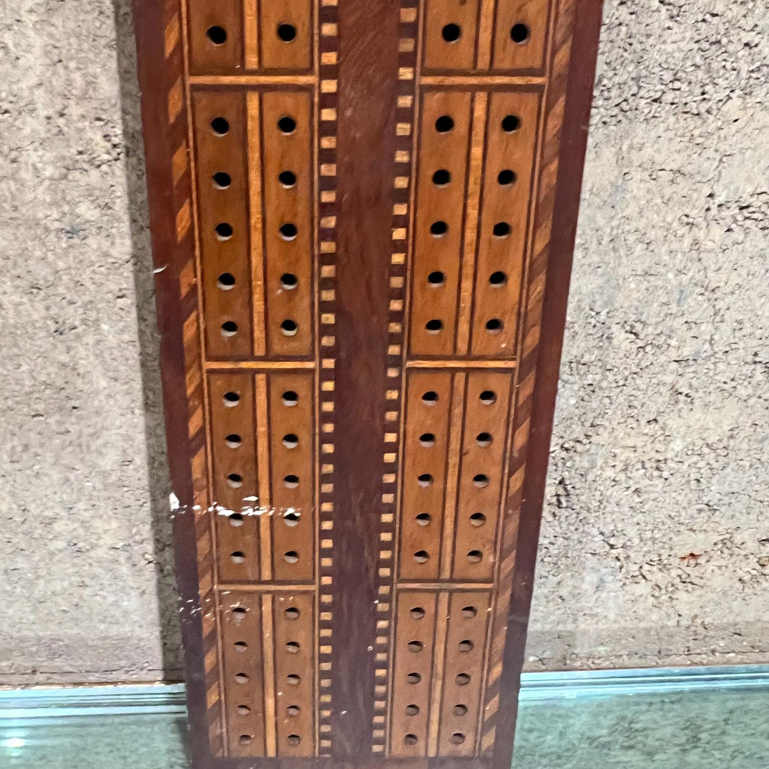 antique cribbage board