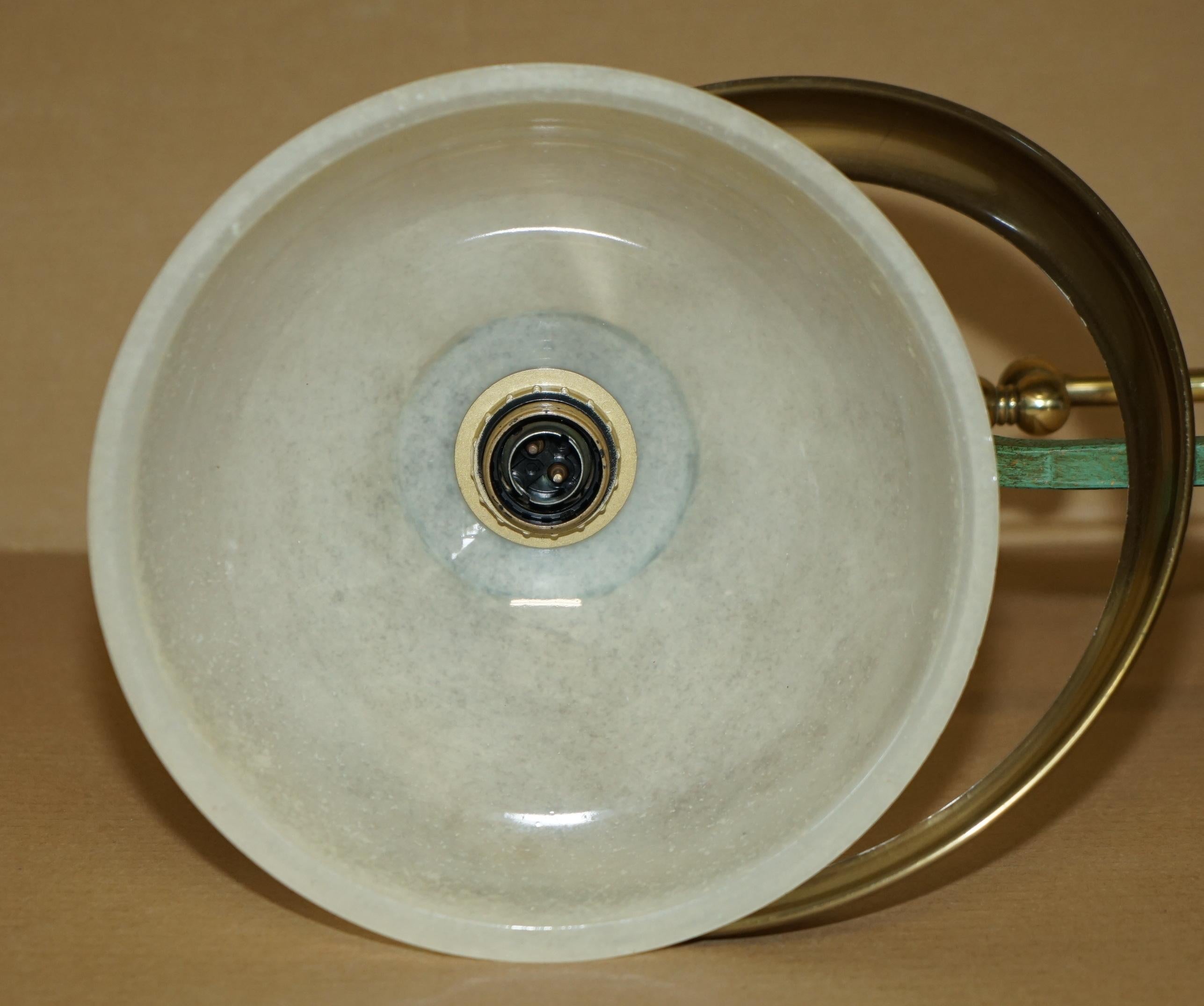 ANTIQUE ViRGINIA BEACH BRASS SNOOKER POOL TABLE OR KITCHEN ISLAND CEILING LIGHT 8