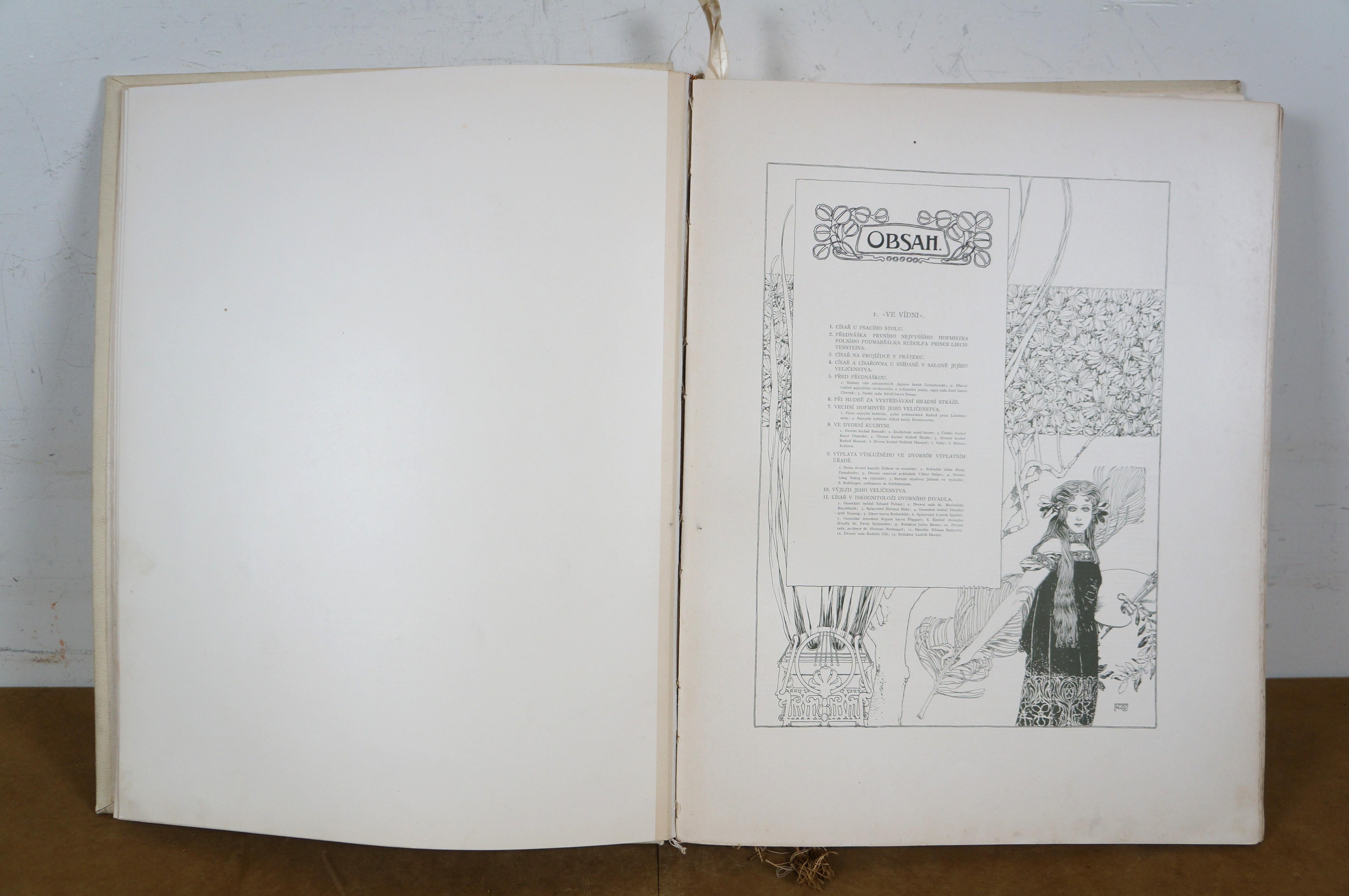 Antique Viribus Unitis Kniha o Cisari Livre de l'empereur Franz Joseph I 18