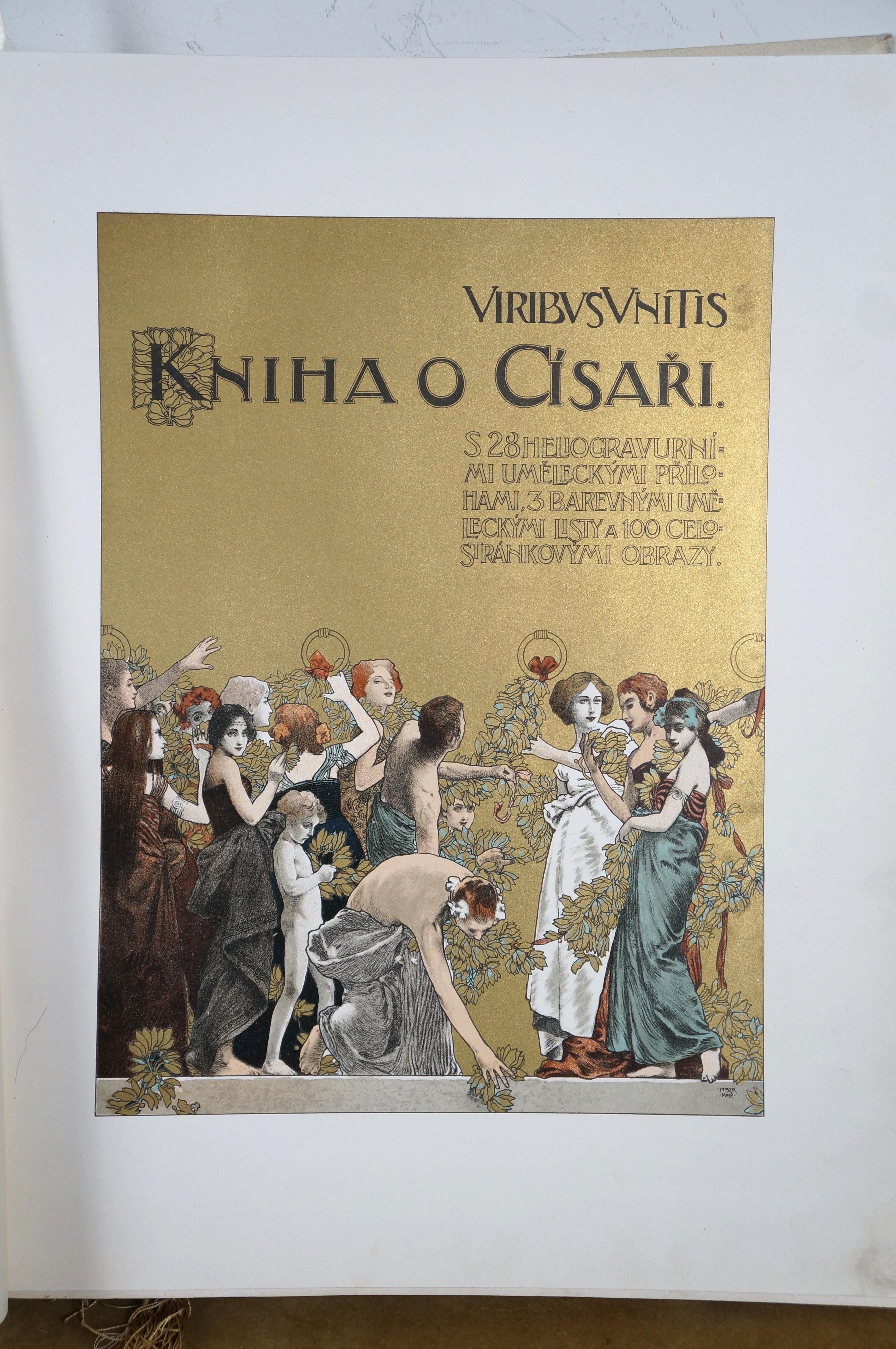 Antique Viribus Unitis Kniha o Cisari Livre de l'empereur Franz Joseph I 18