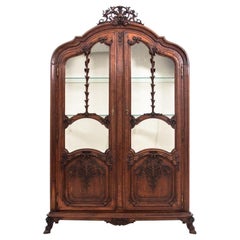 Antike Vitrine aus den 1900er Jahren, Frankreich