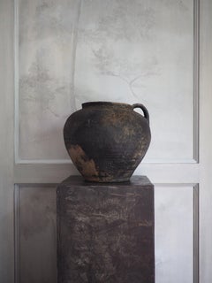 Antique Wabi Sabi Clay Pot