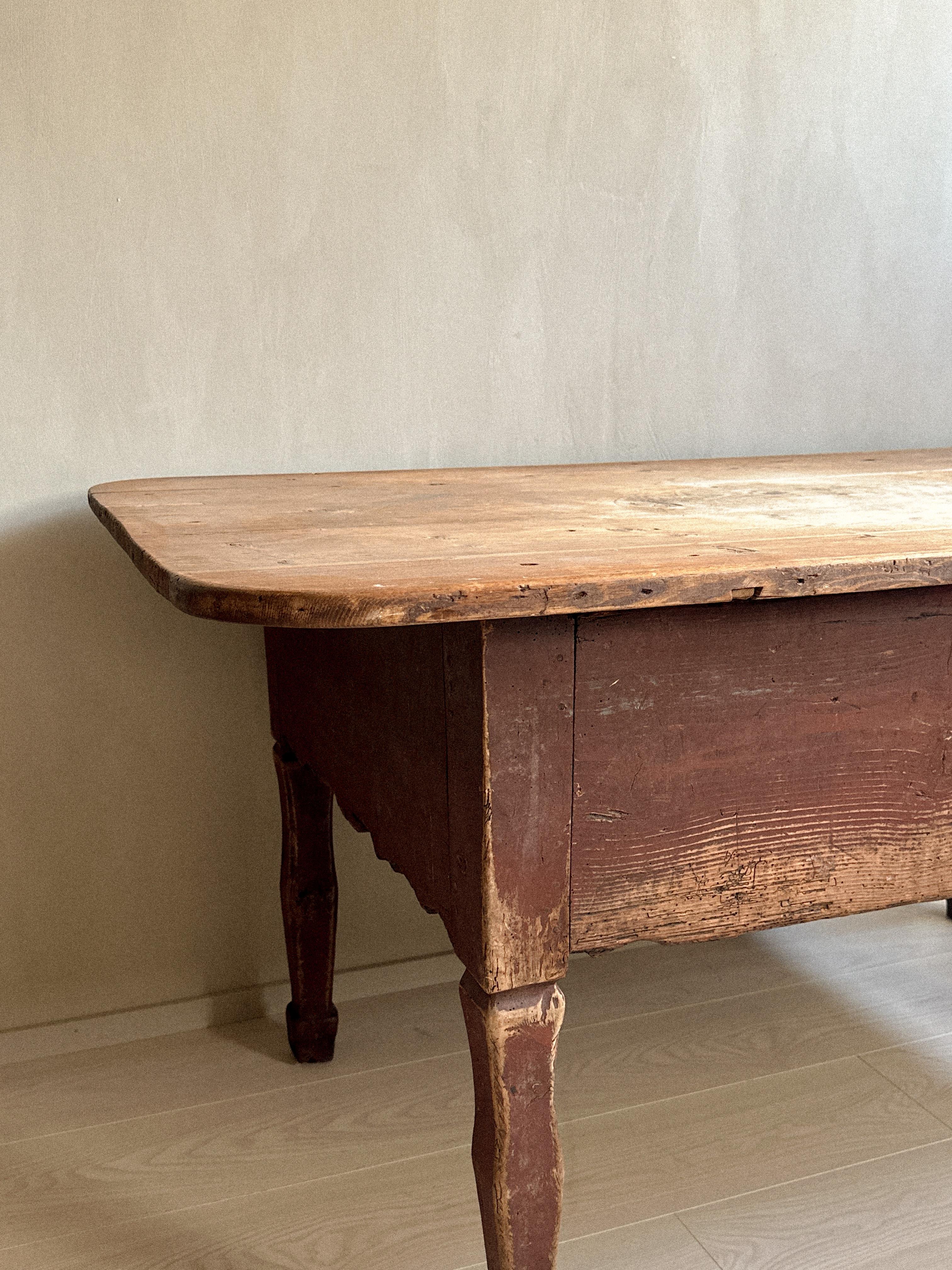 Antique Wabi Sabi Console Table, Anonymous, Scandinavia c. 1800s 2