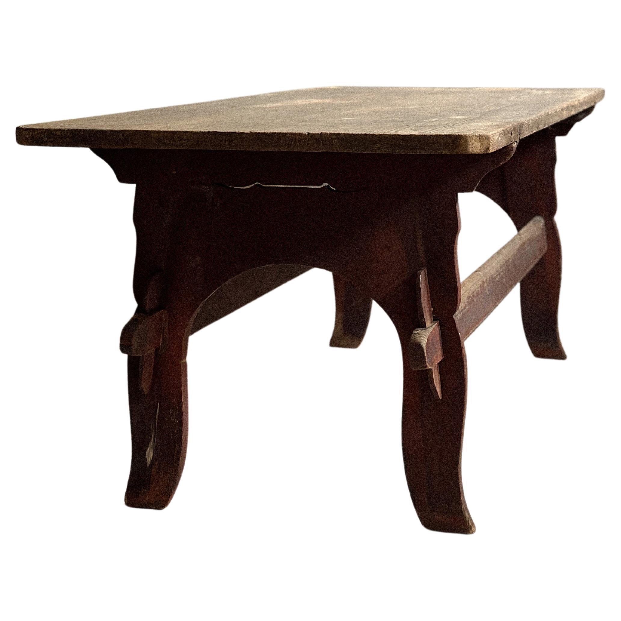 Antique Wabi Sabi Dining Table or Desk, Anonymous, Scandinavia c. 1800s  For Sale