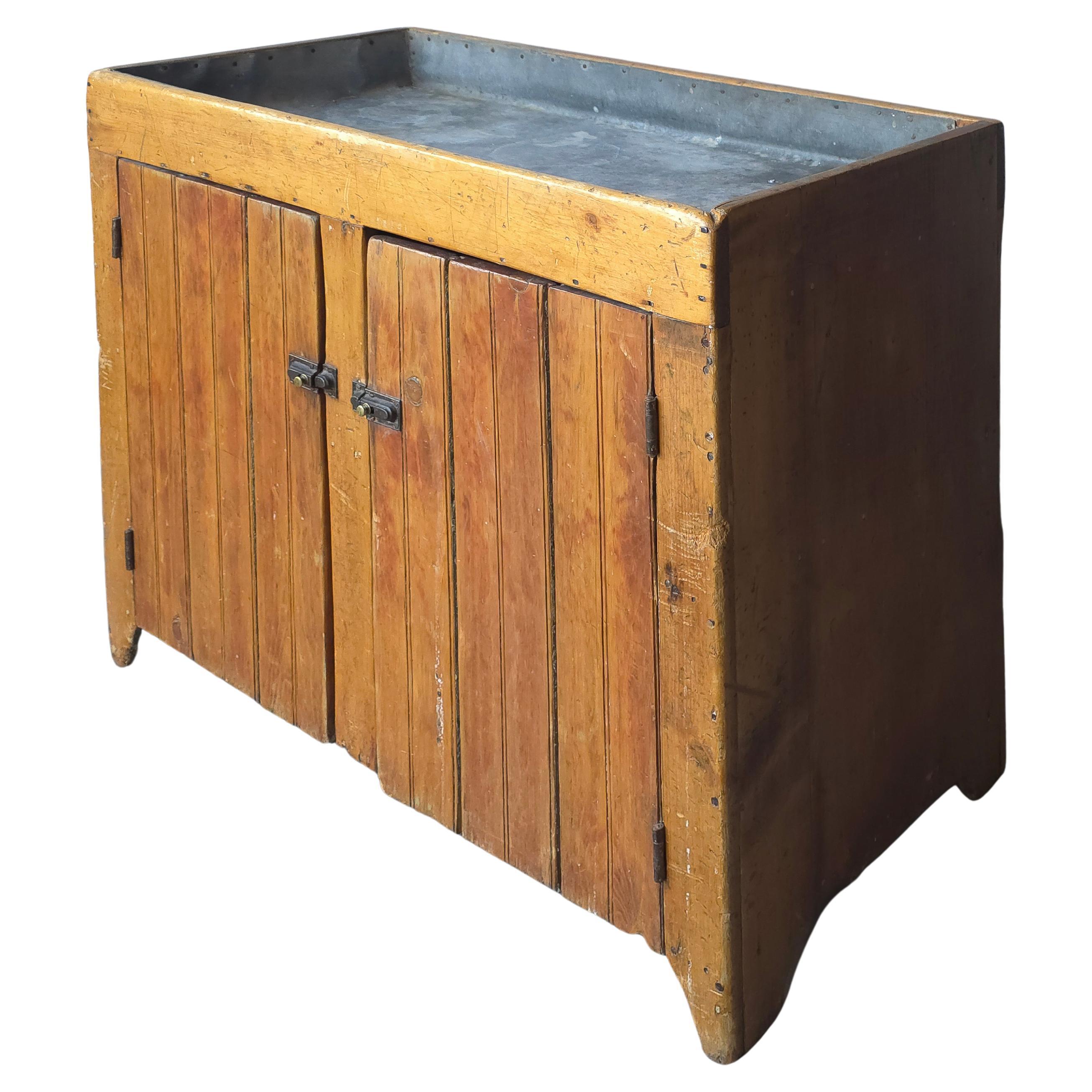 Antico mobile lavabo Wabi Sabi a secco