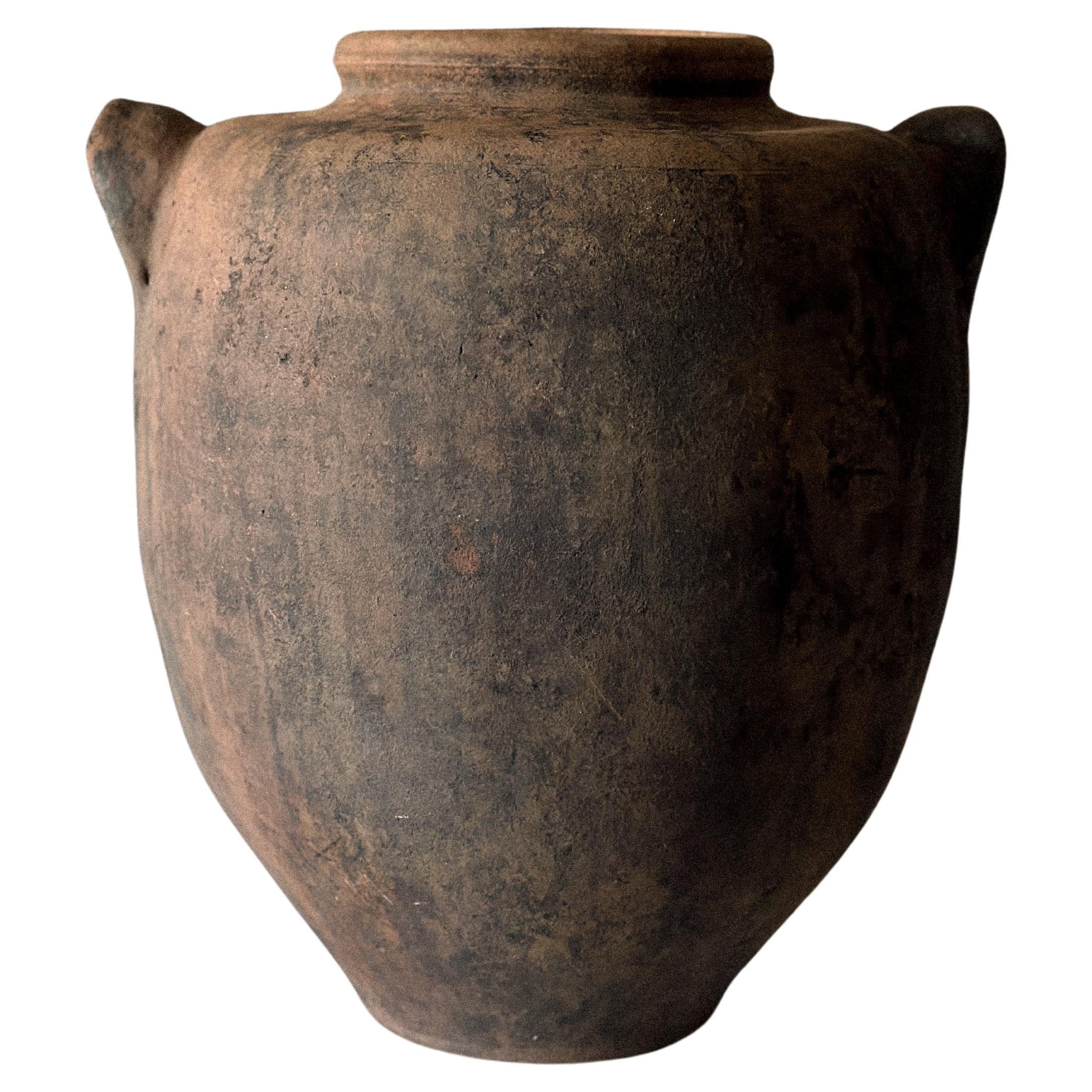 Antique Wabi Sabi Pot, 14.96′′ Tall, East-Europe c. early 1900s 
