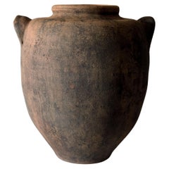 Maceta antigua Wabi Sabi, 14,96′′ de alto, Europa del Este c. principios de 1900