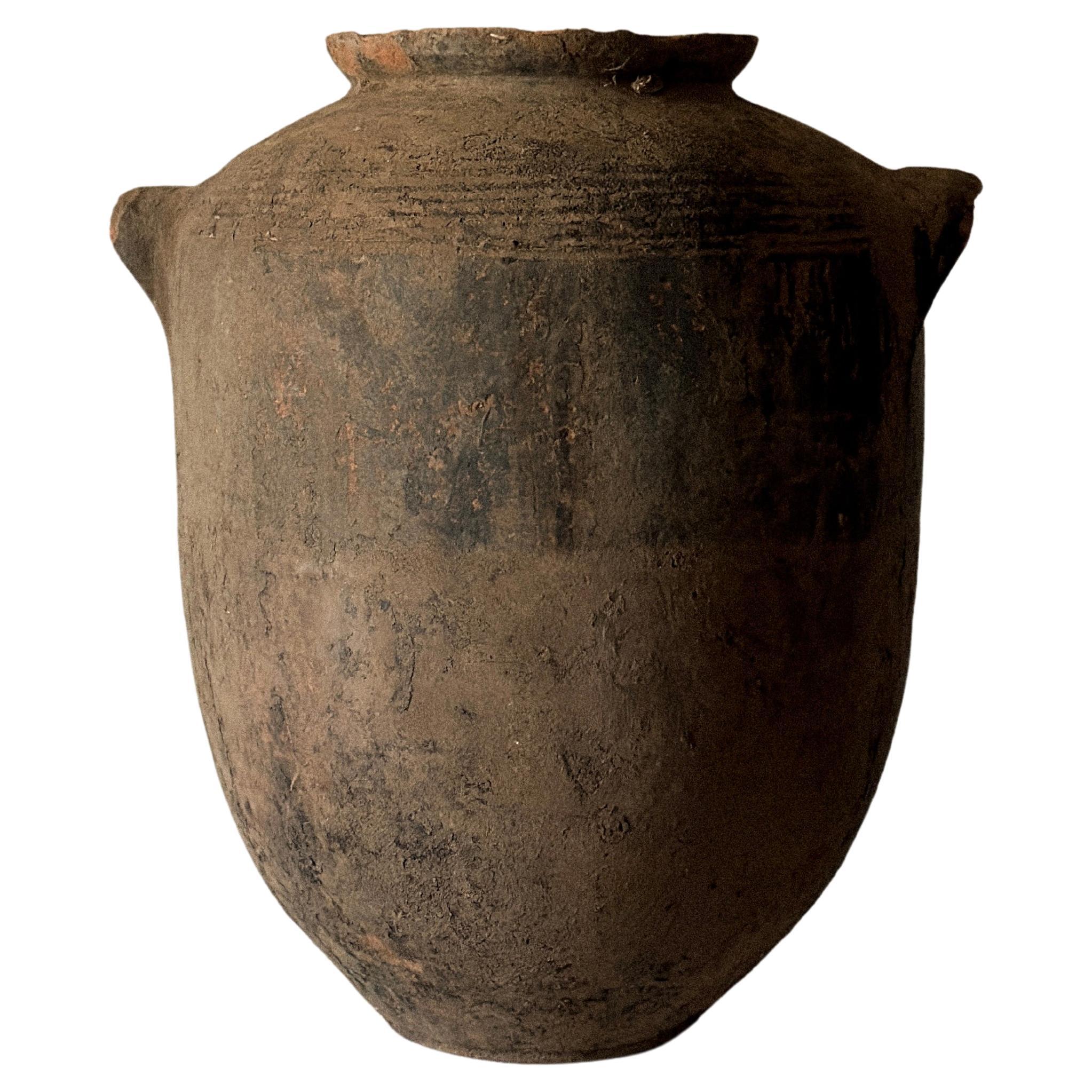 Antique Wabi Sabi Pot, 17.72′′ Tall, East-Europe c. early 1900s 