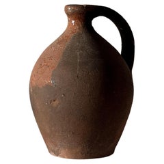 Antique Wabi Sabi Terracota Jar, France c. early 1900s