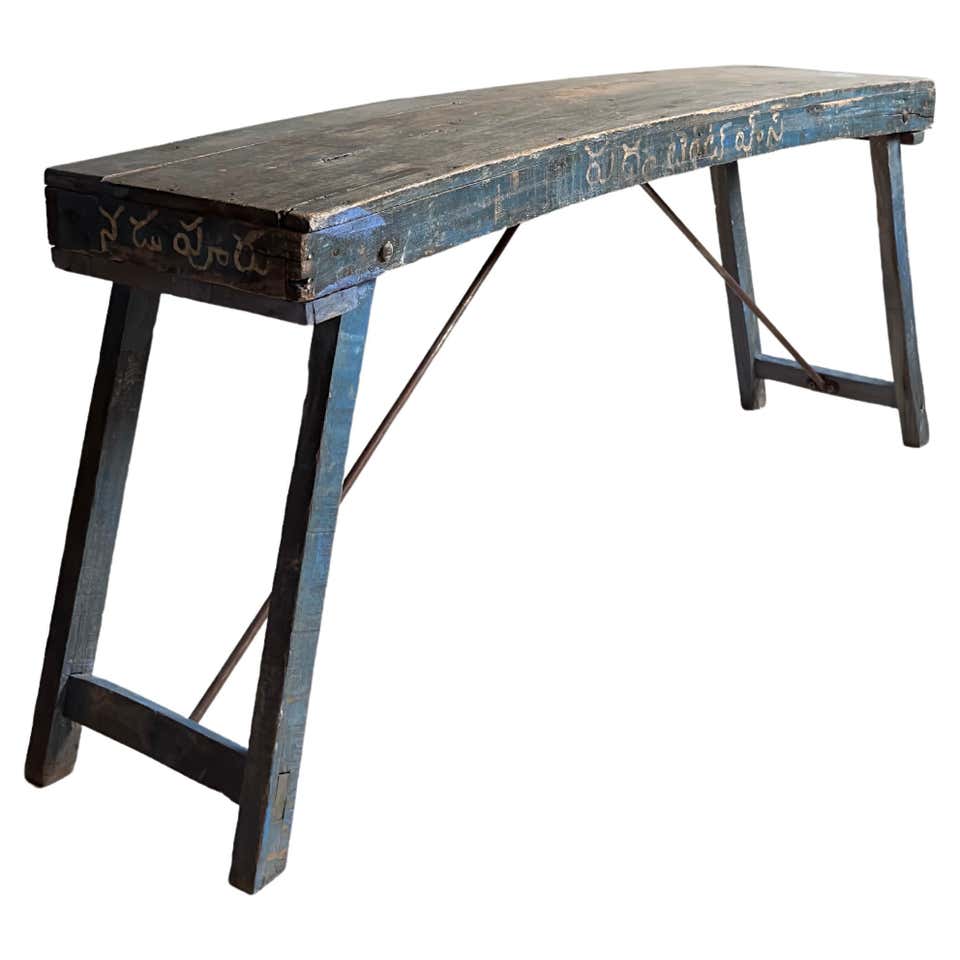 Primitive Console Table in the Wabi Sabi Aesthetic at 1stDibs