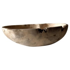 Antique Wabi Sabi Wooden Root Bowl, Scandinavia c. 1800s 