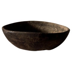 Antique Wabi Sabi Wooden Root Bowl, Scandinavia c. 1800s