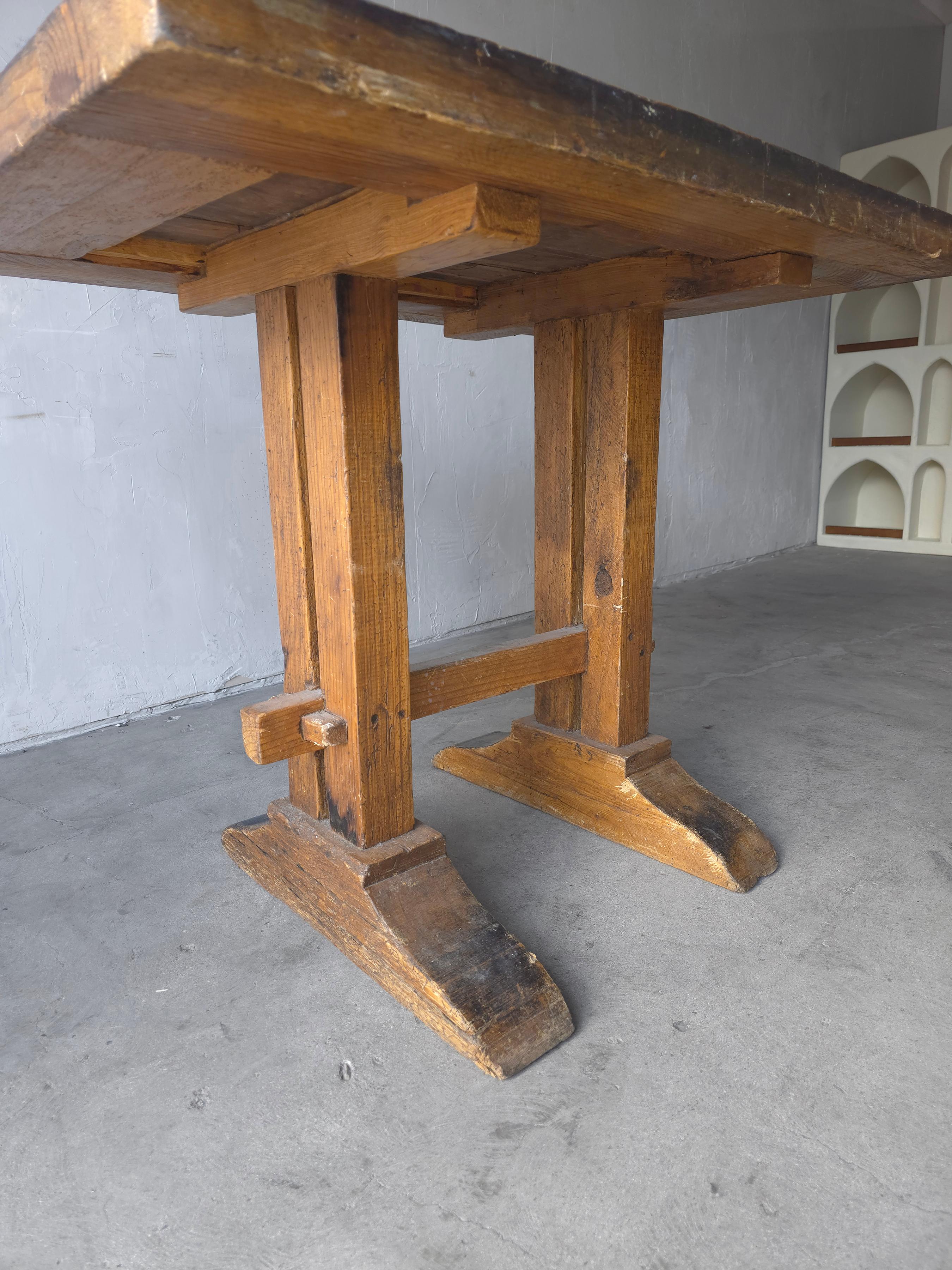 Antico tavolo da lavoro Wabi-Sabi in vendita 1