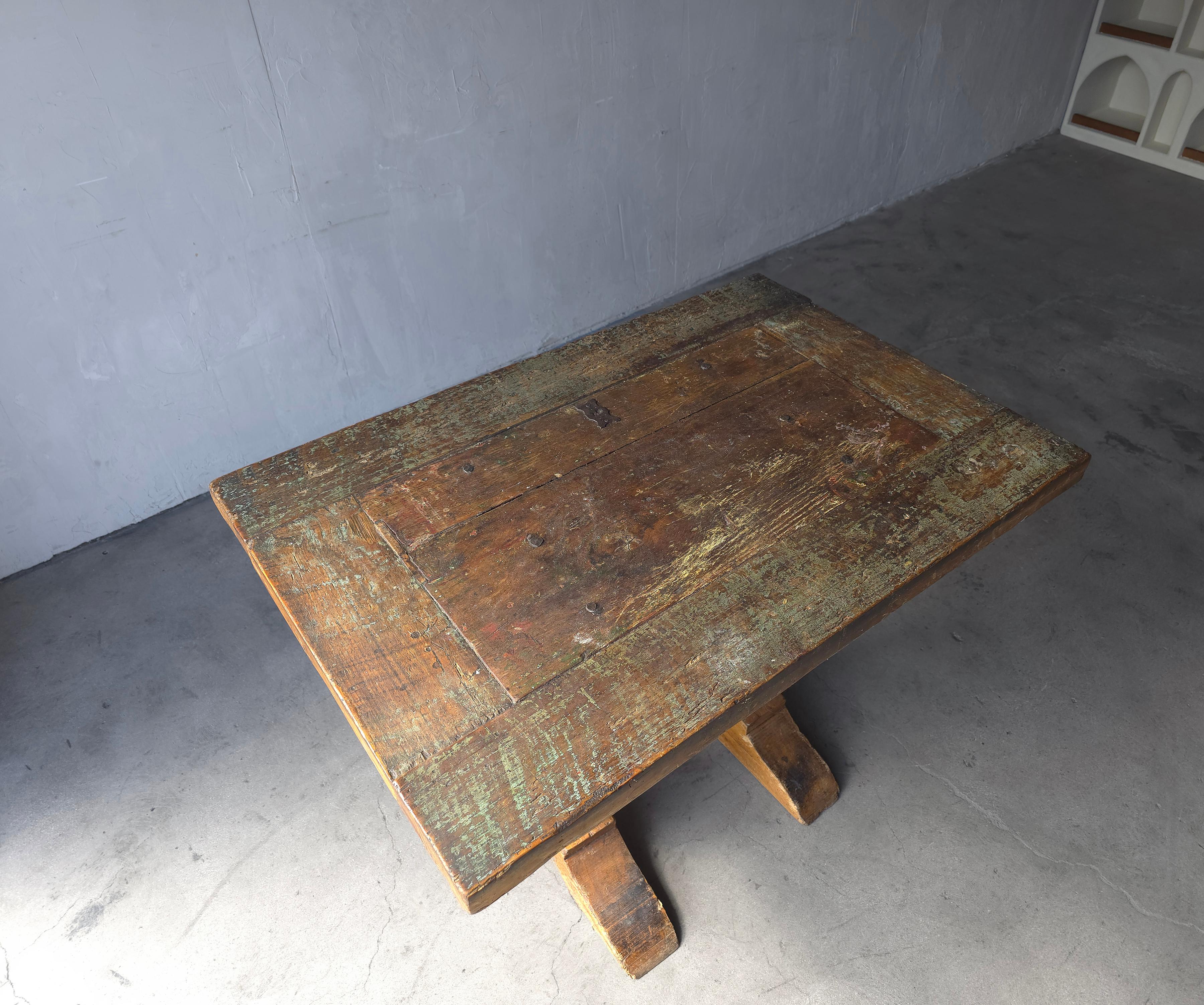 Antico tavolo da lavoro Wabi-Sabi in vendita 2