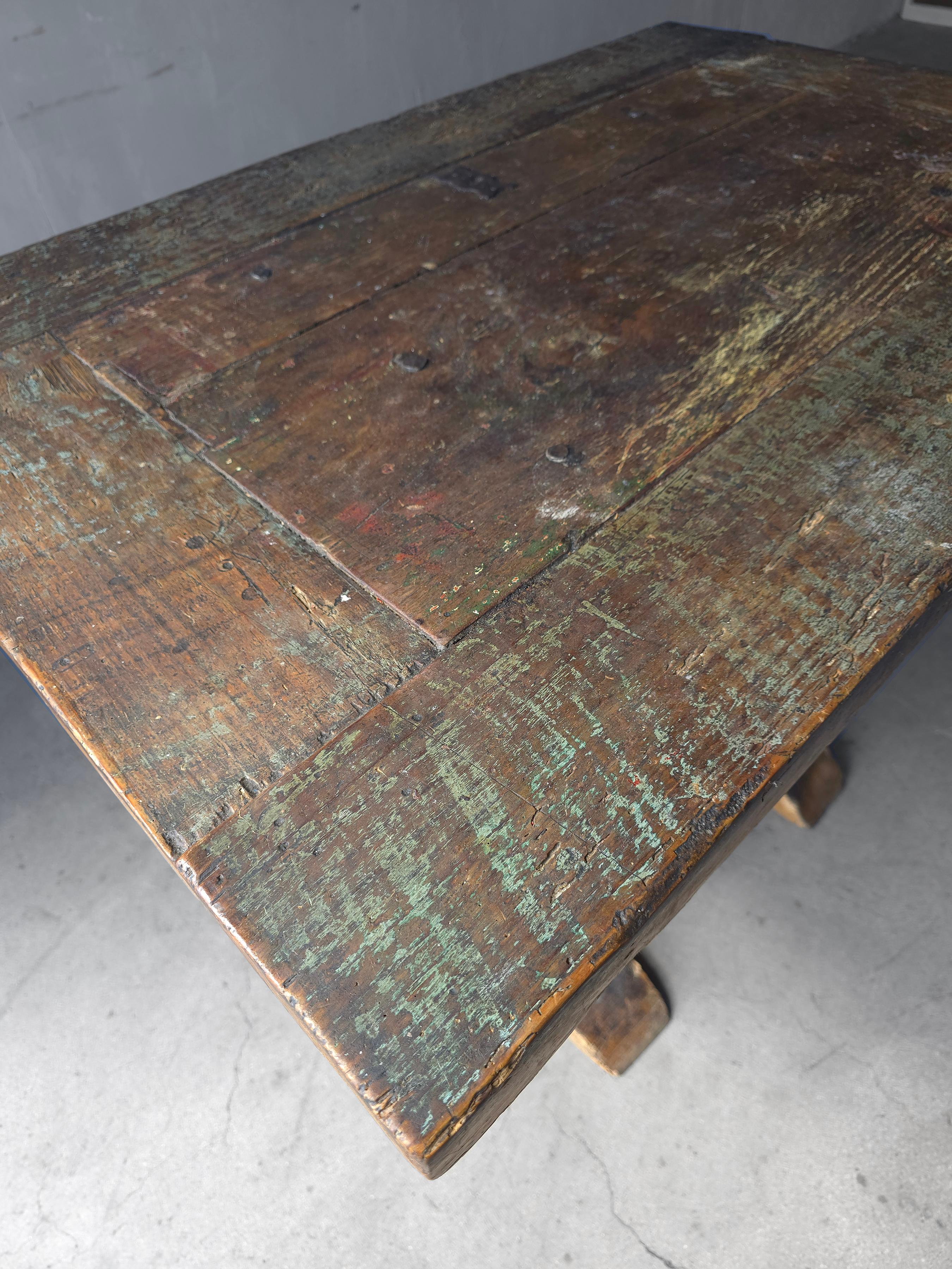 Antico tavolo da lavoro Wabi-Sabi in vendita 3