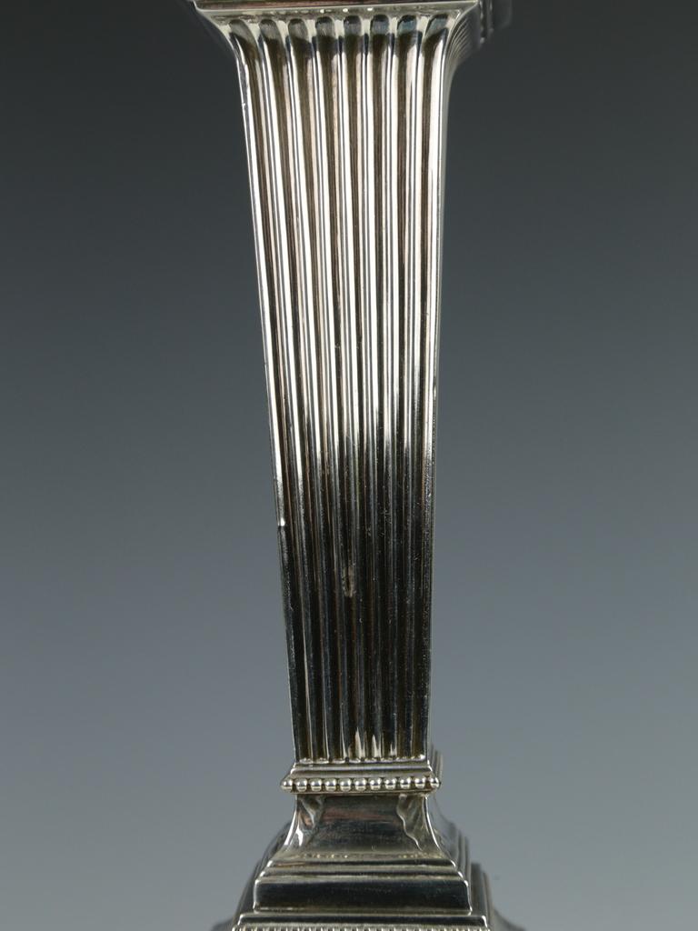 Lampada da tavolo antica Walker & Hall 1892 placcata in argento in vendita 1