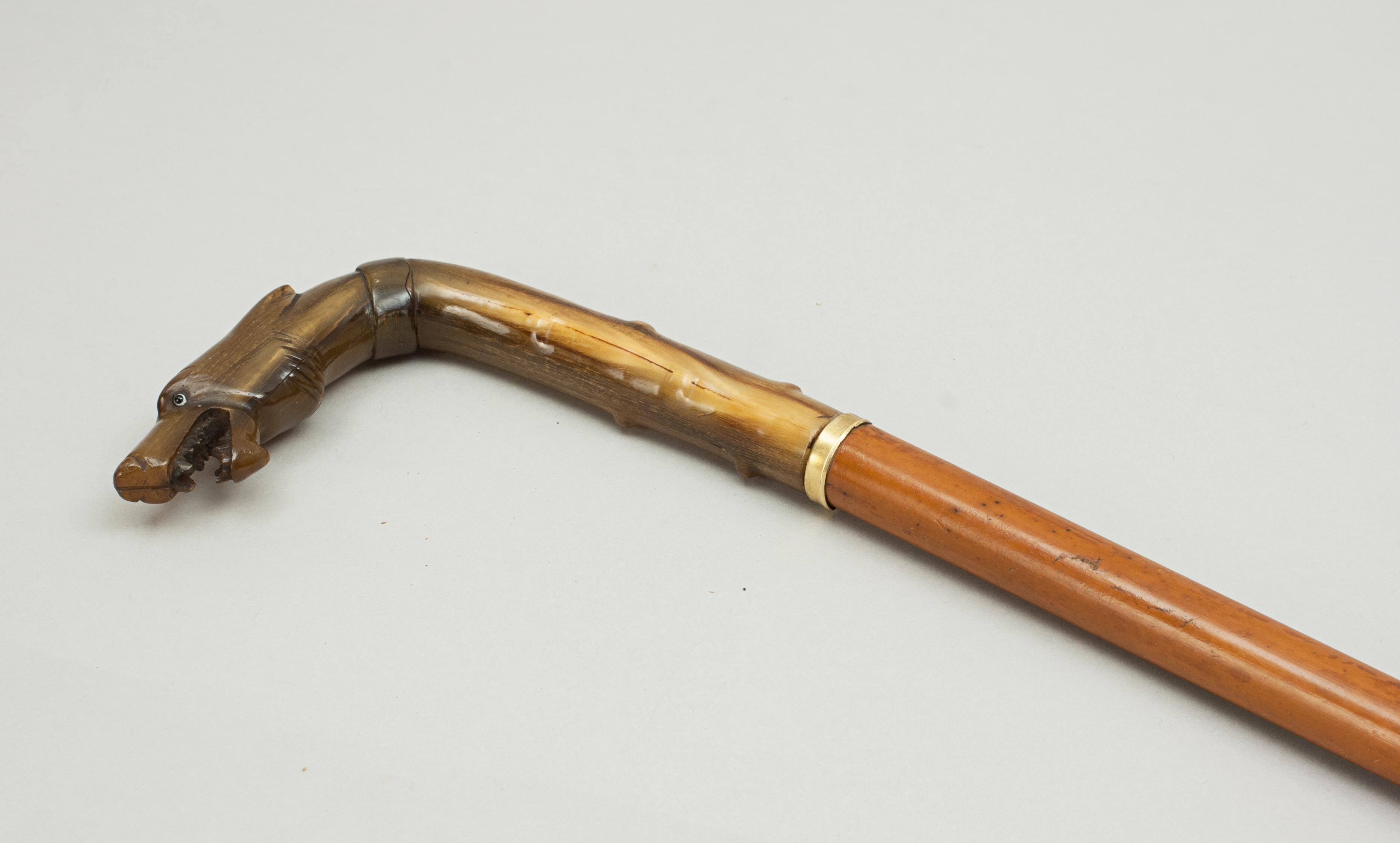 wolf head cane