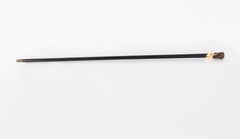 Antique Walking Stick Cane 18Ct Gold Pommel by Brigg's Late 19th C 91cm 36"
