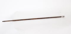Antique Walking Stick Cane Silver Duck Head Handle Ben Cox of London 1897
