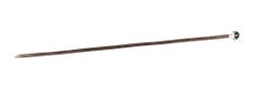 Antique Walking Stick Cane with Tiger's Eye Late 19th Century, London, 1889