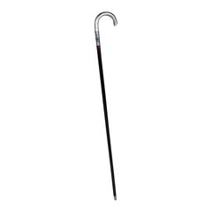 Antique Walking Stick / Strolling Stick, Silver Mount, 800 Silver