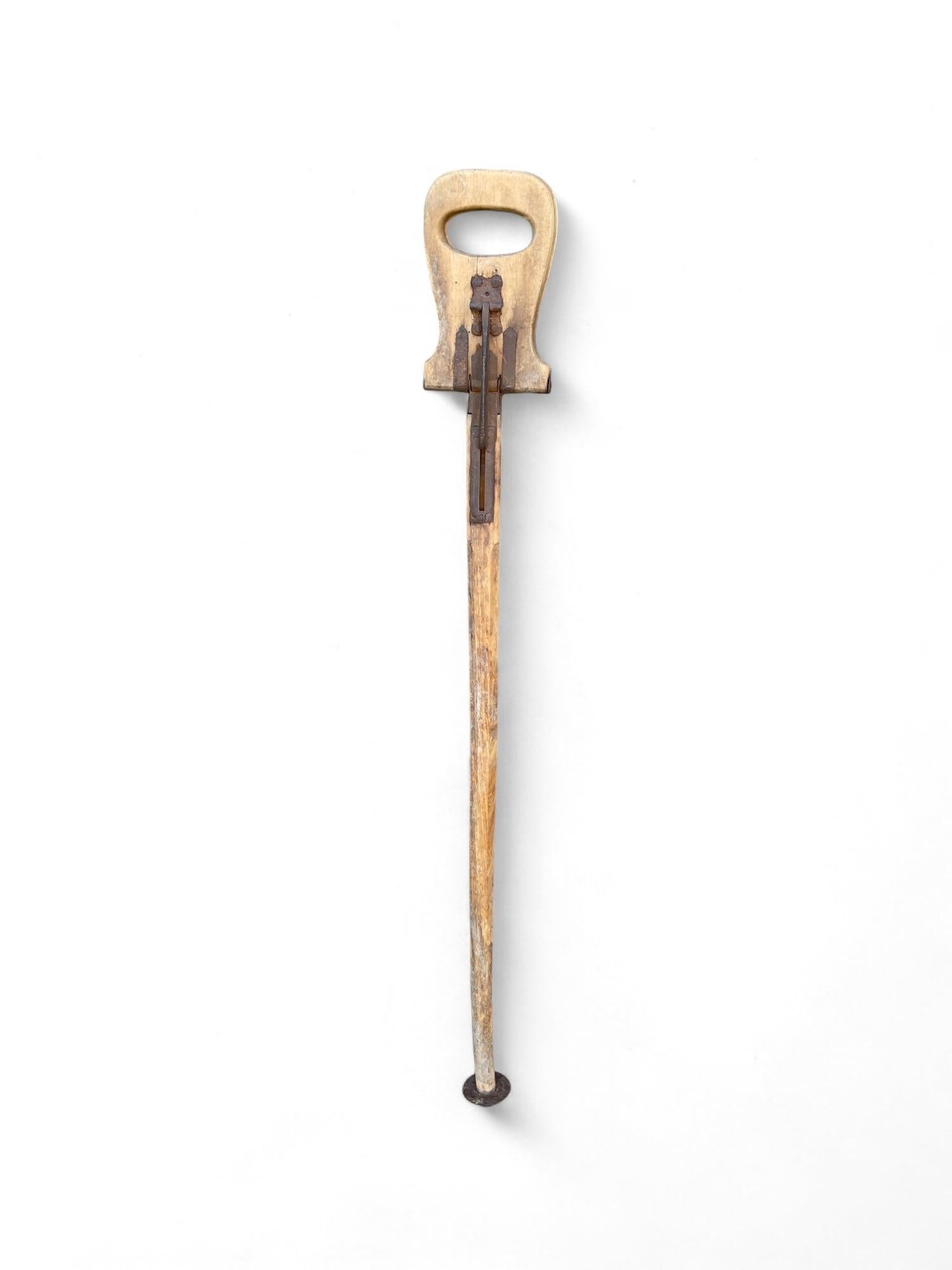 German Antique Walking Stick with Seat For Sale