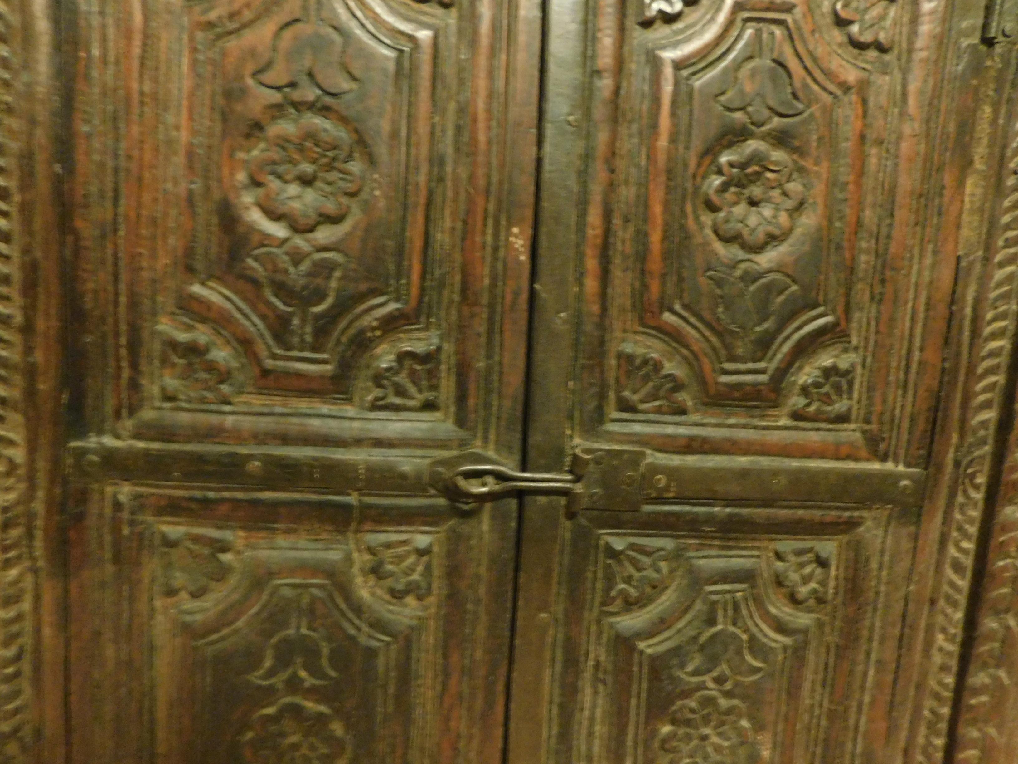 carved wall cabinet