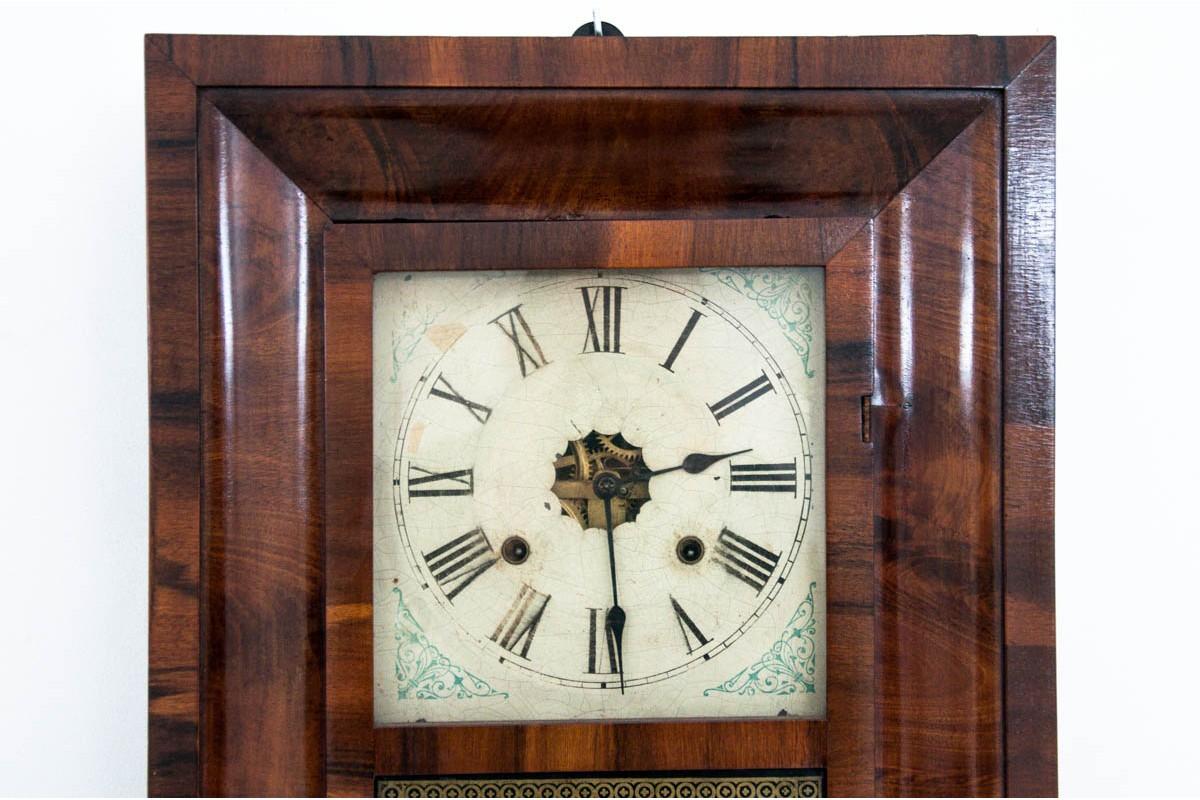 Antike Wanduhr, Ansonia Clock Co. (amerikanisch) im Angebot