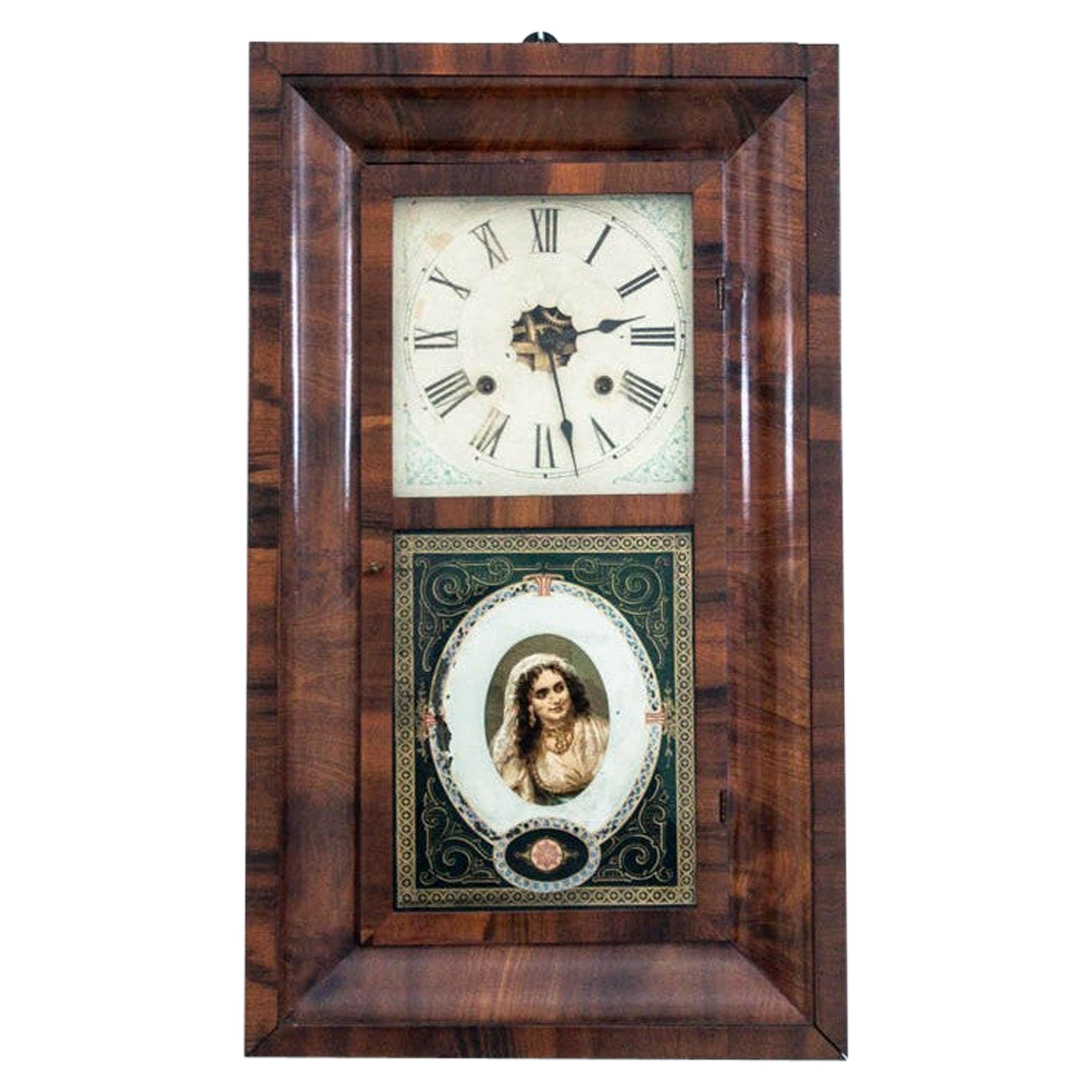 Antique Wall Clock, Ansonia Clock Co.