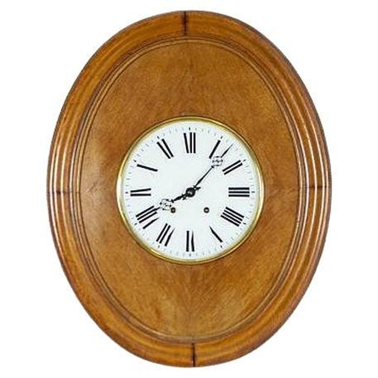 Antique Wall Clock From the Interwar Period For Sale at 1stDibs