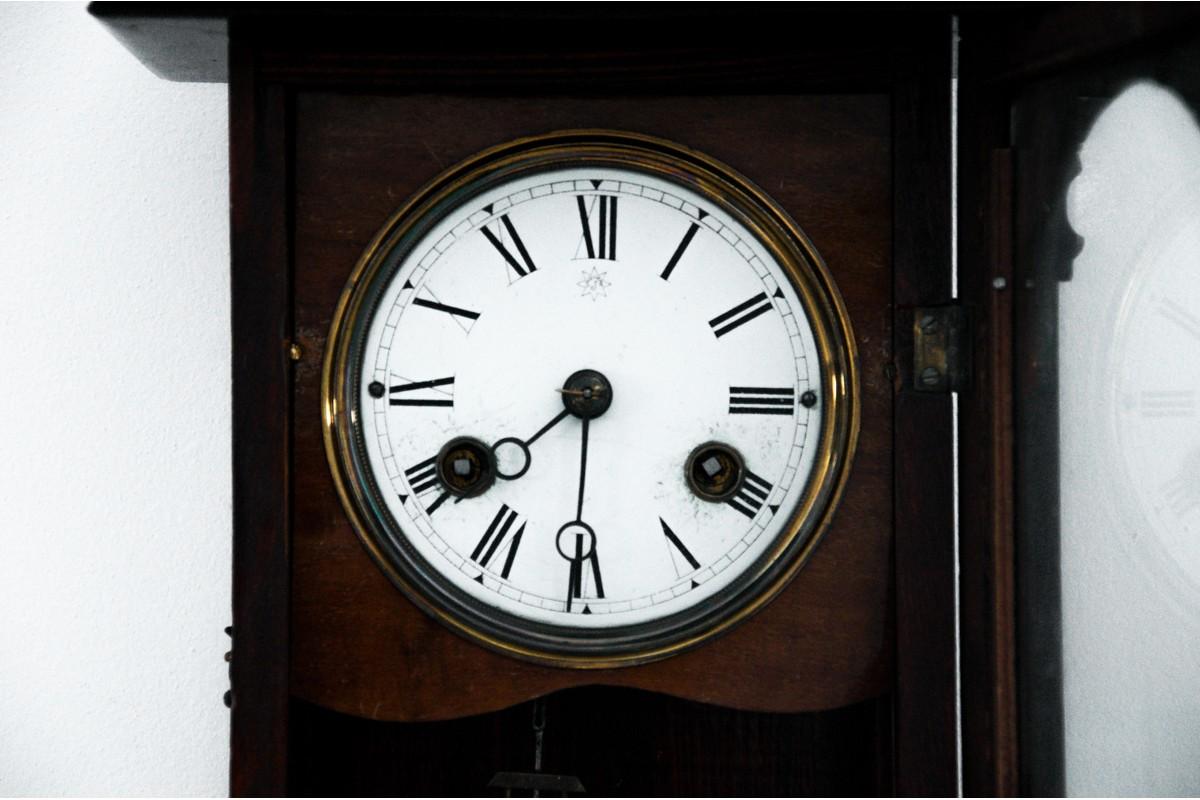 Antique Wall Clock, Germany, circa 1930 In Good Condition In Chorzów, PL